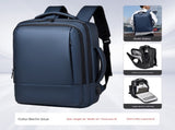 Blue Expandable Business Laptop Backpack with USB Charging Port - Large Capacity Work & Travel Bag V888-ELOSUNG34338