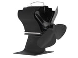 4 Blade Fireplace Fan Aluminium Alloy Heat Powered High Temperature Resistant Stove Fan for Home V1294-YM3113220215611-0421