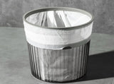 Transparent Garbage Bin with Top Ring Easy Attached Lid Free Large Capacity Trash Bin Can for V1294-YM0706-3117230156712