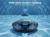 Aqua Buddy Cordless Pool Cleaner Robot Pool Vacuum Automatic Floor Clean 110Mins PO-CL-ROBOT-02-BK