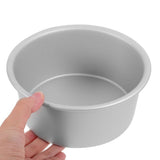3Pcs Aluminum Alloy Round Cake Pans Plated Silver Baking Tins for Home Use V1366-AZ2-W-21990