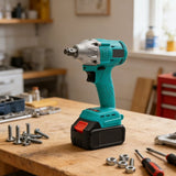 Powerful 350NM Brushless Impact Wrench Tool 1/4" Hexagonal Chuck For 18V Battery Builtin LED Light V1366-AZ2-W-16844