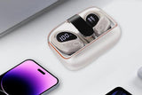 5.4 Bluetooth Earphones Wireless Earbuds Stereo Deep Bass Over Open-Ear Earphones-Rose Red V1263-JX-7541