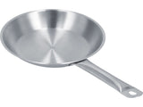 Stainless Steel Frying Pan Single Handle Fried Pan Cookware for Home induction Cooker8.7x2.0in V1294-YM0714-3118210229312