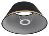 Fabric Lamp Shade European Style Modern Lampshade for E27 Table Lamp Floor Light SuppliesPX125 Black V1294-YM0901-3119210143011