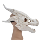 Latex Simulation Dinosaur Skull Mask Head Cover Halloween Costume Party Cosplay Props Decoration V1294-YM0714-3115210172811
