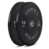 CORTEX 70kg Black Series V2 Rubber Olympic Bumper Plate Set 50mm V420-CSWP-OBPV2ST-A