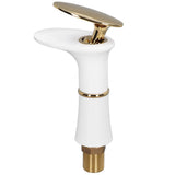 G1/2 Bathroom Faucet Washing Basin Bathroom Sink Tap Waterfall Single Hole Faucet for House Office V1294-YM0715-3112210113012