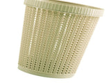 Pulling Bag Trash Can Imitation Rattan Round Plastic Garbage Bin Home Coverless Trash Storage Basket V1294-YM0716-3117220138913