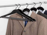 TOPIA HANGER Premium Wooden Hangers, Luxury Boutique Wood Hangers with Extra Thick Hook and Non Slip V1258-DP02-F-225
