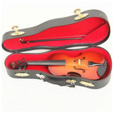 Mini Musical Instrument Violin Model Ornament - Perfect Gift for Music Lovers & Miniature V1192-AZ-W-25479