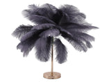 Decorative Table Lamp 30PCS Feathers USB Rechargeable Light Touch Control Desk Light Built in V1294-YM0901-3119230088514