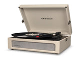 Crosley Voyager Bluetooth Portable Turntable - Dune Bundled Crosley Record Storage Display Stand V398-CR8017BSS-DU4