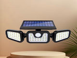 (2-piece set)74 LED solar sensor lights with motion sensors, 3-level brightness mode outdoor wall V1105-YATLD-01