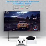 BENFEI 344GY-3M HDMI to DisplayPort Unidirectional 4K Active Cable with USB Powered 3M V28-ELEBEN344GY3M