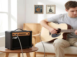 Alpha 20W Guitar Amplifier Portable Practice Amp Overdrive 3-Band EQ Black GUITAR-E-41-ELEC-ACC