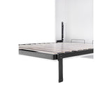 King-single Wall Bed in White Space Saving Murphy Bed Kit with Gold Door Handle V63-953901