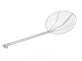 Skimmer Spoon Long Handle Stainless Steel Fine Mesh Wire Strainer Ladle with Hook for Cooking Frying V1294-YM0901-3118240108711