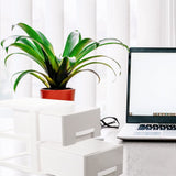 Office Desktop Organizer Grey Plastic Storage Rack For Colleagues 1 Set V1369-AZ3-W-12342