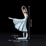 PINK FOREST Ballerina Girl Figurines Ballet Dancer Statue Art Sculpture Figure for Your V1369-AZ3-W-01781