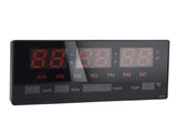 LED Number Clock Large Big Digital Display with Temperature Wall Alarm V1294-YM0901-3115240006711