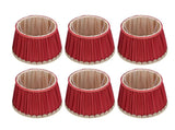 Small Lamp Shade Fabric Wine Red Golden Edge Lampshade for E14 Table Chandelier Wall Lamp V1294-YM0715-3119210283711