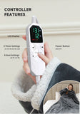 Wearable Heated Blanket Blanket With Sleeves Heated Throw Temperature - Gray - Size 127-177cm V1102-114-28959-GRY-127-177CM
