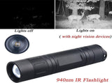 IR LED Illuminator Flashlight Zoomable 940nm Infrared Night V1259-DP01-A-579