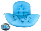 Hanging Egg Chair Cushion, High Back Hammock Seat Cushion with Button Fasteners, Thicken and Soft V1192-AZ-W-18234