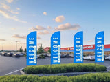 Feather Flag Pole Kit, Swooper Flag Pole Set 16.3 ft, Sign Flag Poles for Business Advertising Flags V952-QGYMQJGZ45M1ZIWYGV0