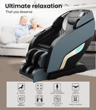 FORTIA Electric Full Body Massage Chair Zero Gravity Recliner Heat Massager Shiatsu Kneading V219-MSGECHFORA7BK