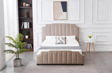 Santosa Champagne Velvet Bed - Queen V292-BED-SANTOSA-QUEEN-CHAMPAGNE
