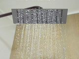 200mm Shower Head Square 304SS Electroplated Matte Black Finish V63-826371