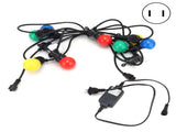 G50 Bulb String Light 5M 10LED Colorful Hanging RGB Globe Lights for Outdoor Courtyard Garden V1294-YM0901-3119210131312