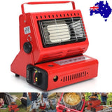 Portable Camping Gas Heater Outdoor Heating Stove Gas Baking Hunting Warmer AU RED V201-QNL0002RE8AU