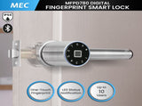 MEC Digital Fingerprint Smart Auto Lock with One-Touch Verification Anti-Panic Exit Bluetooth A MEC-MFPD780