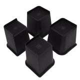 4Pcs Furniture Riser 6in Heavy Duty Slip Proof ABS Bed Rise Lift Block for Chair Sofa V1294-YM0703-3114230002611