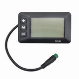 For Electric Bike LCD Display GD01 Waterproof Multi Voltage Support Features Smart V1369-AZ3-W-11439