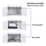 Cleo Cat Litter Cabinet, White V568-GMW-5039-WKIT