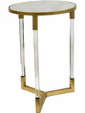 Mirage Side Table w Mirror Top 60cm V637-E142458