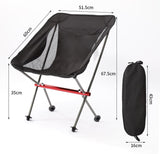 1 Lightweight Folding Camping Chair with Carry Bag, Padded Collapsible Sun Chair in Aluminum, Black V1188-MS-325-1278
