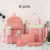 Travel Backpack Backpack Set Fashionable Backpack Colorful Backpack Travel - Blue - Size L V1347-DSZ-BP-001-BLU-L