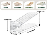 Shoe Slots Organizer for Closet,12PACK Shoe Stacker Shoe Rack Organizer for Closet Space Saver V1258-DP02-C-624