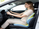 Blue Ergonomic Memory Foam Seat Cushion with Lumbar Support - Integrated Backrest Design, Breathable V888-ELOSUNG54424
