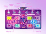 Keezi Double Player Dance Mat for Kid Rechargeable Electronic Dance Game Pad with Bluetooth, 4 Modes DMAT-DOUBLE-USB-BK
