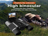Silver and Black HD Digital Camera Binoculars 8X Zoom - Record Video & Photos with LCD Screen, V888-ELOSUNG27373