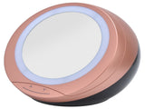 Round Makeup Mirror Dimmable White LED 2 In 1 USB Charging Cosmetic Mirror with Storage Box for V1294-YM0901-3119210130212