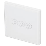 WiFi Touch Light Switch Voice Control Dimmable Smart Wall Touch Switch with Timer for Tuya 90250V V1294-YM0718-3119210330711