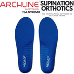 Archline Supination Orthotic Insoles - Full Length Plantar Fasciitis High Arch - Euro 43 V563-ARO300-43