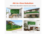 Artificial Grass Wall Panels, 12 PCS 20 x 20 inch, 3D Combination Greenery Boxwood Panel for Indoor V952-PJSRZZWQ12PC0AI8JV0